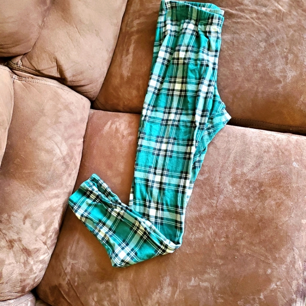 Torrid Green Plaid Leggings